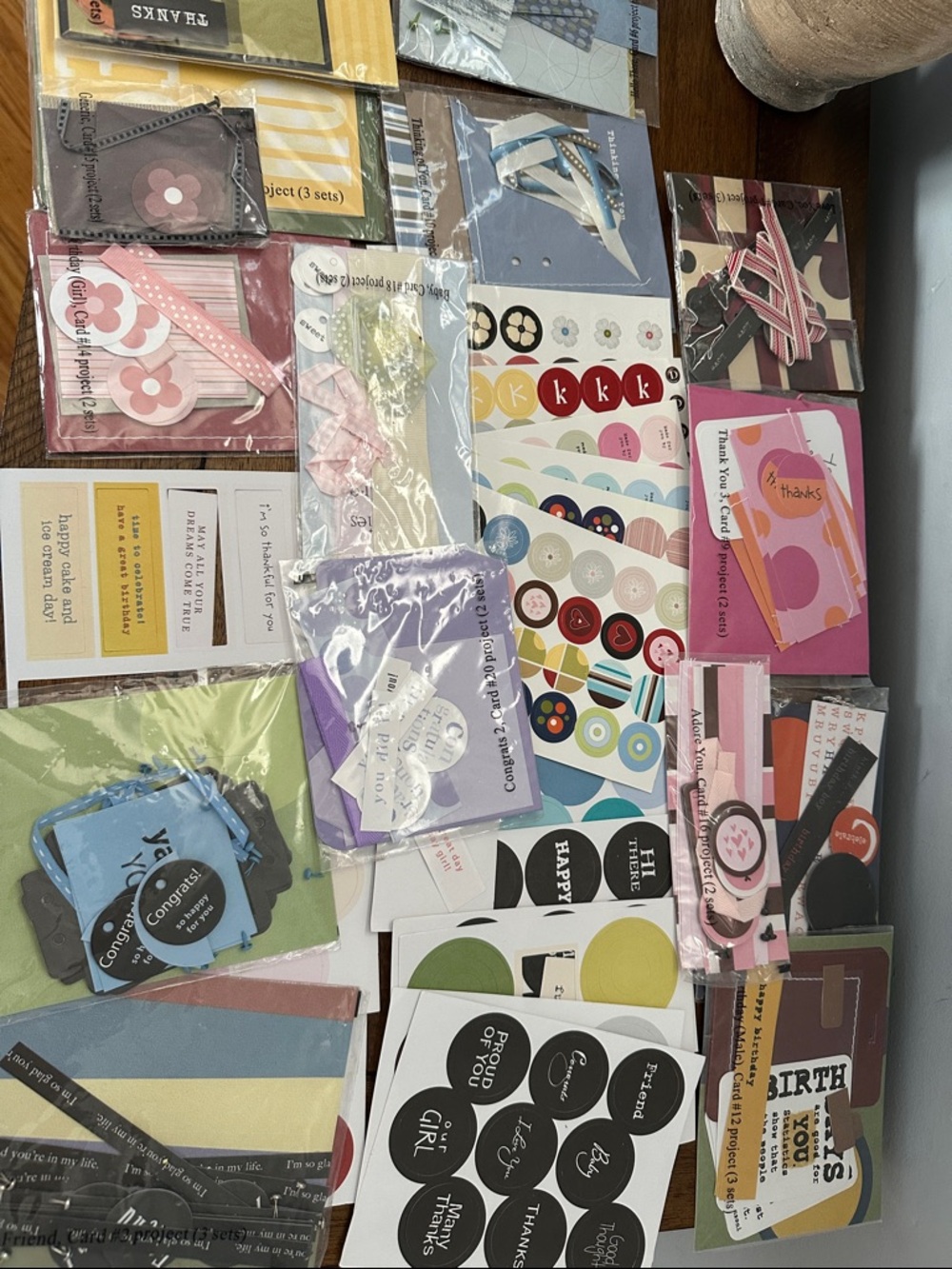 Scrap book- Sticker and Card Embellishment Pack -